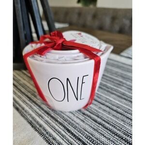 Rae Dunn VALENTINE PINK Measuring Cups Heart Cutout 2023 New Release Set of 4